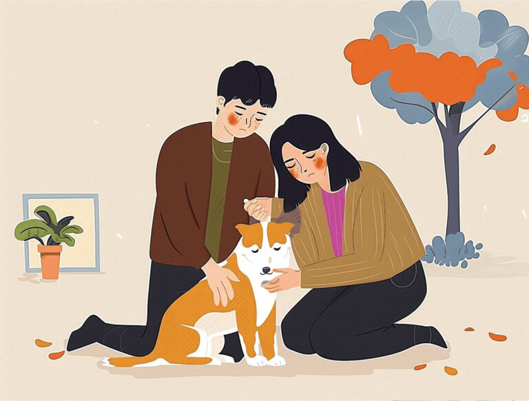 강아지가 죽었을 때